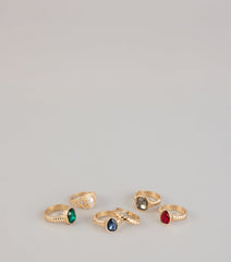 Treasure Stack Six-Piece Ring Set