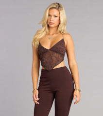 Delicate and Daring Strappy Crop Top