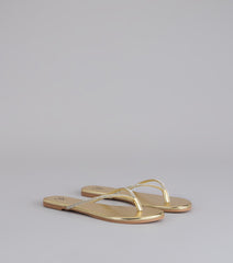 Sparkly Rhinestone Thong Sandals