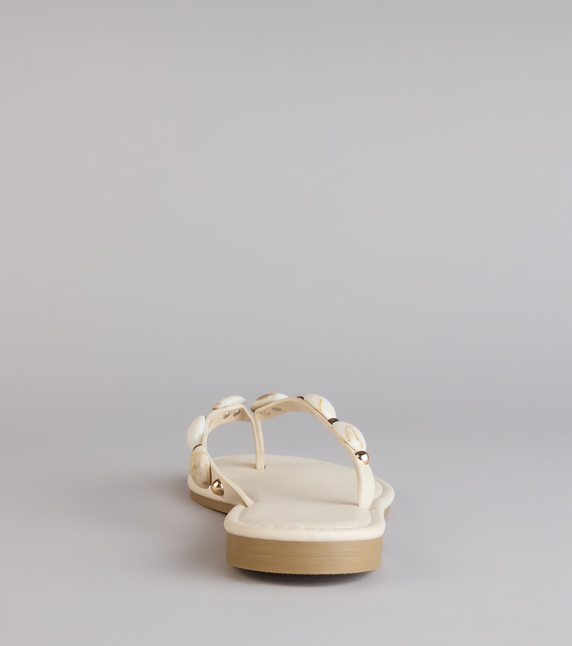 Coastal Crush Beaded Thong Sandals
